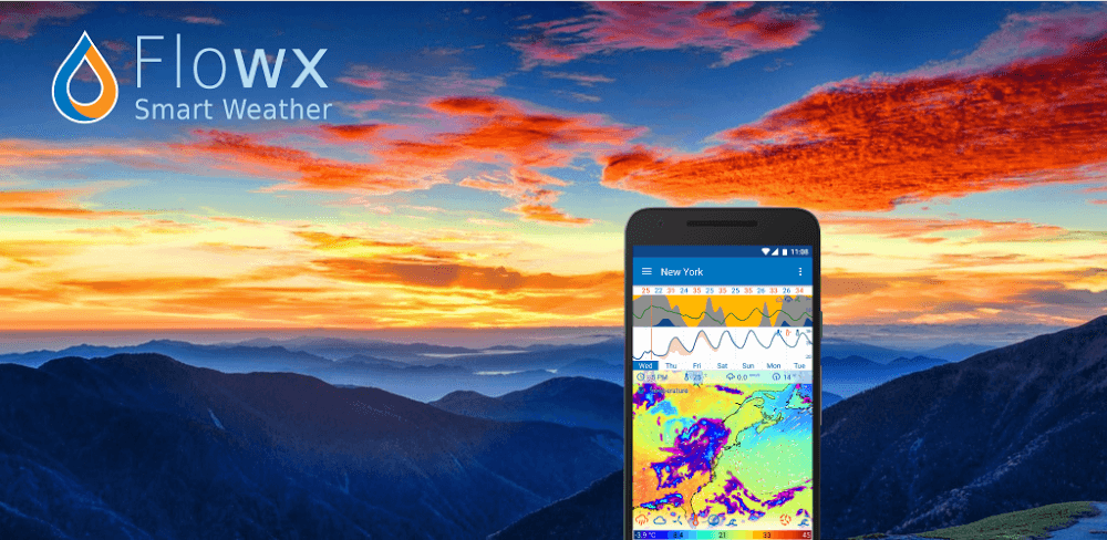 Flowx Weather Map Forecast App