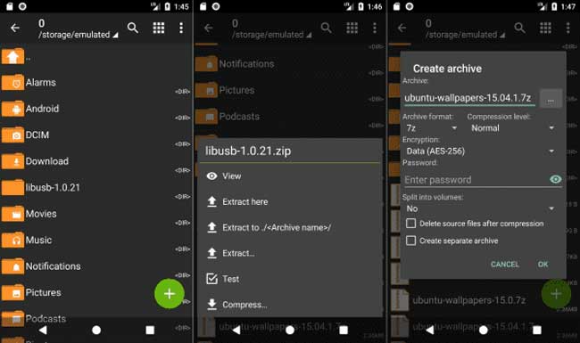 ZArchiver Pro v1.0.7 build 10735 [Final] [Paid] APK