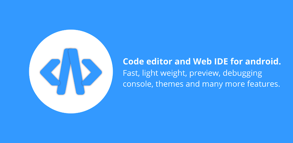 Acode - Potente editor de código v1.8.6 build 313 APK (de pago) Acode - Powerful Code Editor