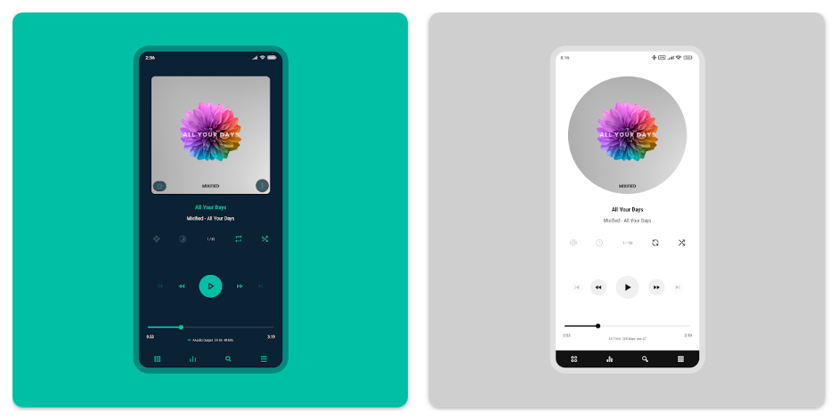 Aurora - Poweramp Skin