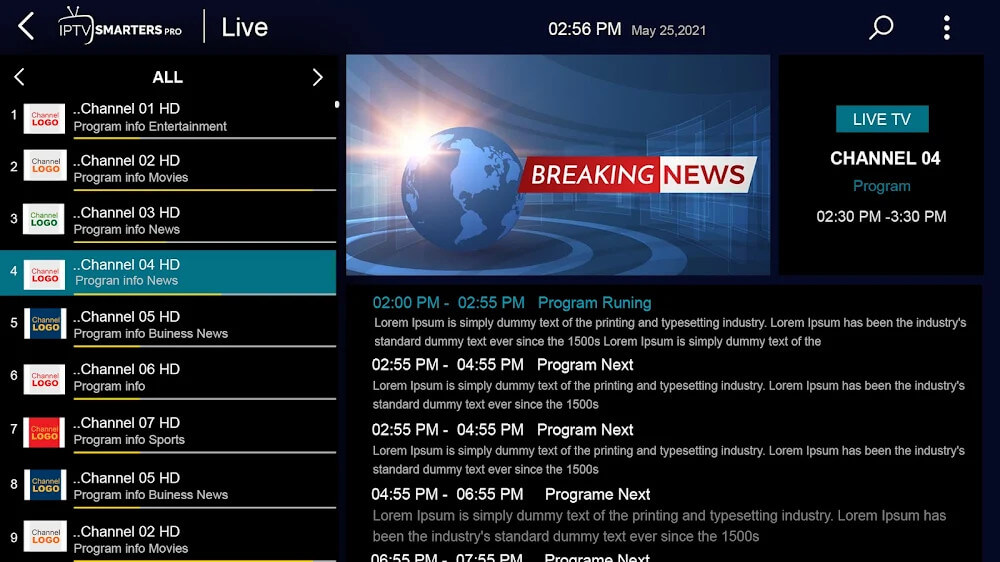 IPTV Smarters Pro v4.0 MOD APK (Premium Unlocked) IPTV Smarters Pro