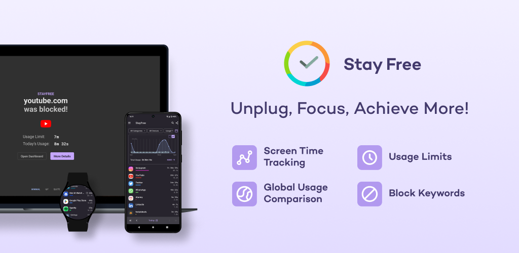 StayFree - Screen Time Tracker