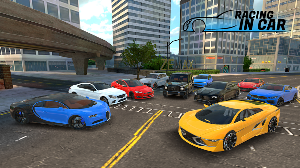 Racing in Car 2021 v3.3.8 MOD APK (Unlimited Coins) Racing in Car 2021