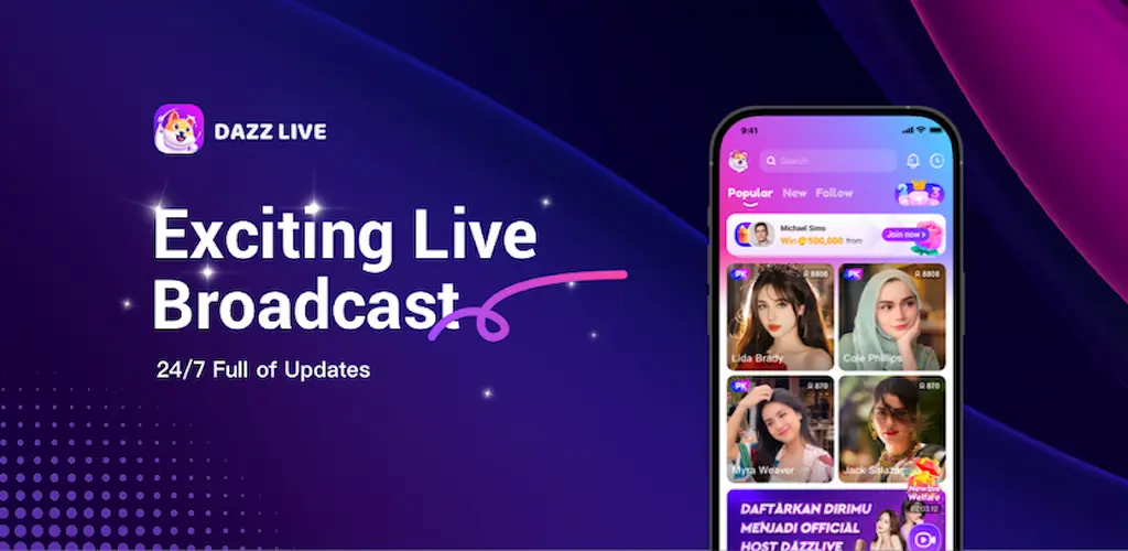 Dazz Live-Live Stream & Chat