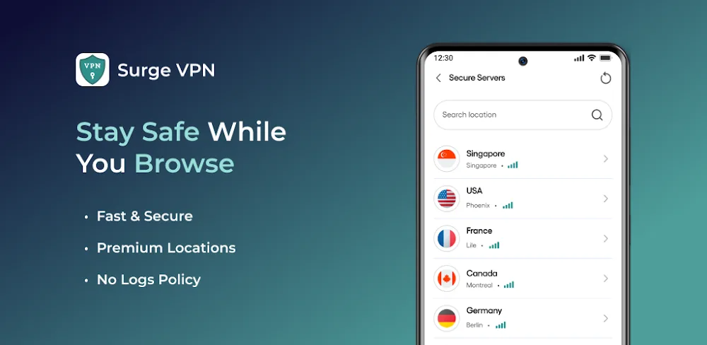 Surge VPN – Simple & Fast