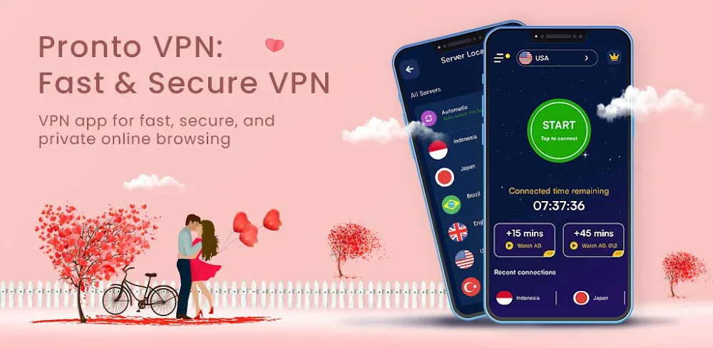 VPN Pronto : Fast & Secure VPN v11.4.234 MOD APK (Premium Unlocked) VPN Pronto Fast & Secure VPN