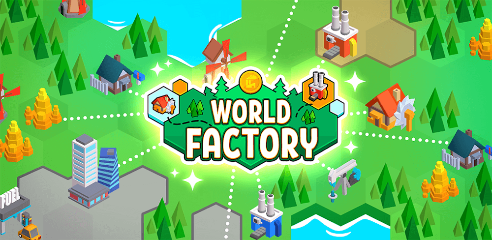 Factory World: Connect Map v1.63.1 MOD APK (Unlimited Coins) Factory World Connect Map